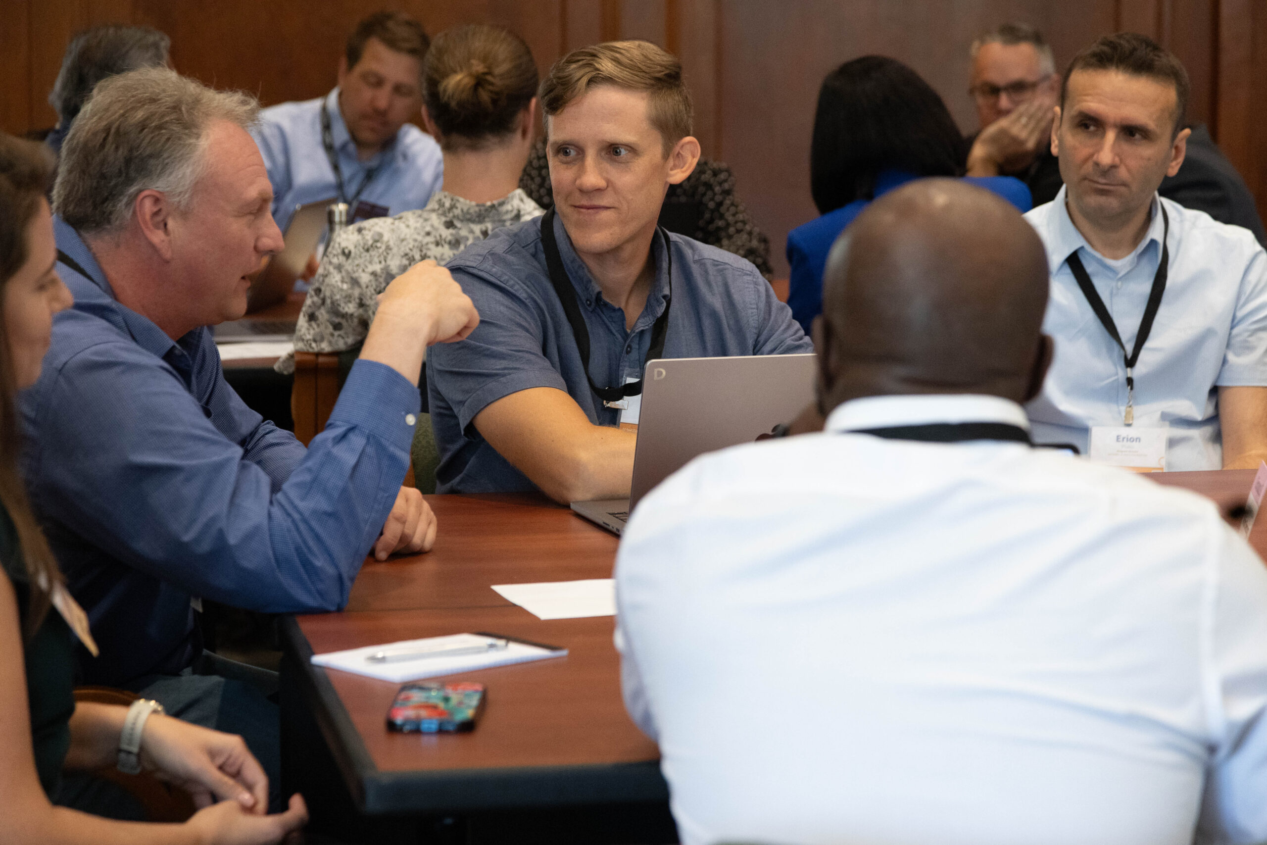 Attendees in a breakout session at the AI for Agriculture Summit and Visioning Conference.