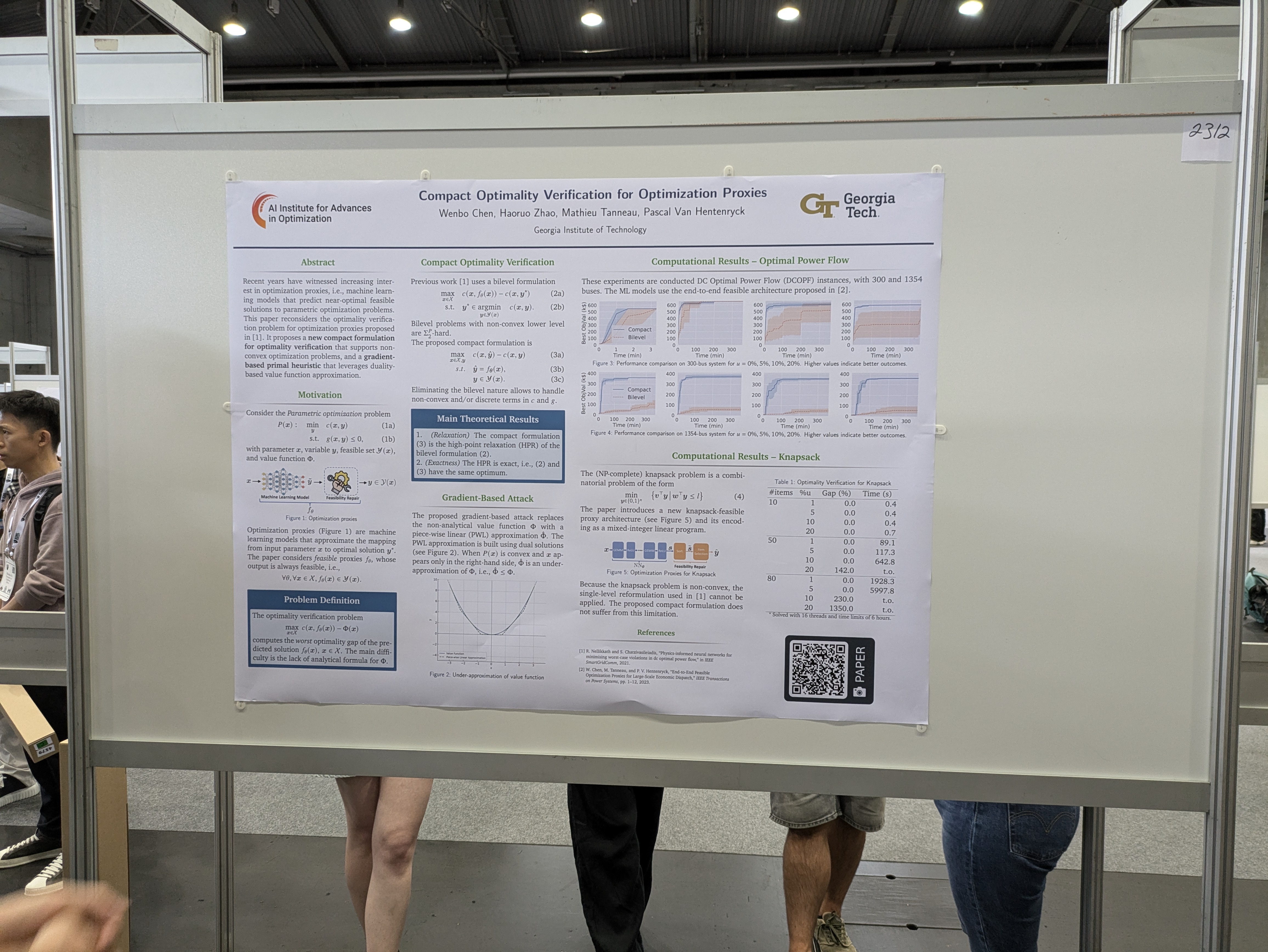 AI4OPT poster at ICML 2024